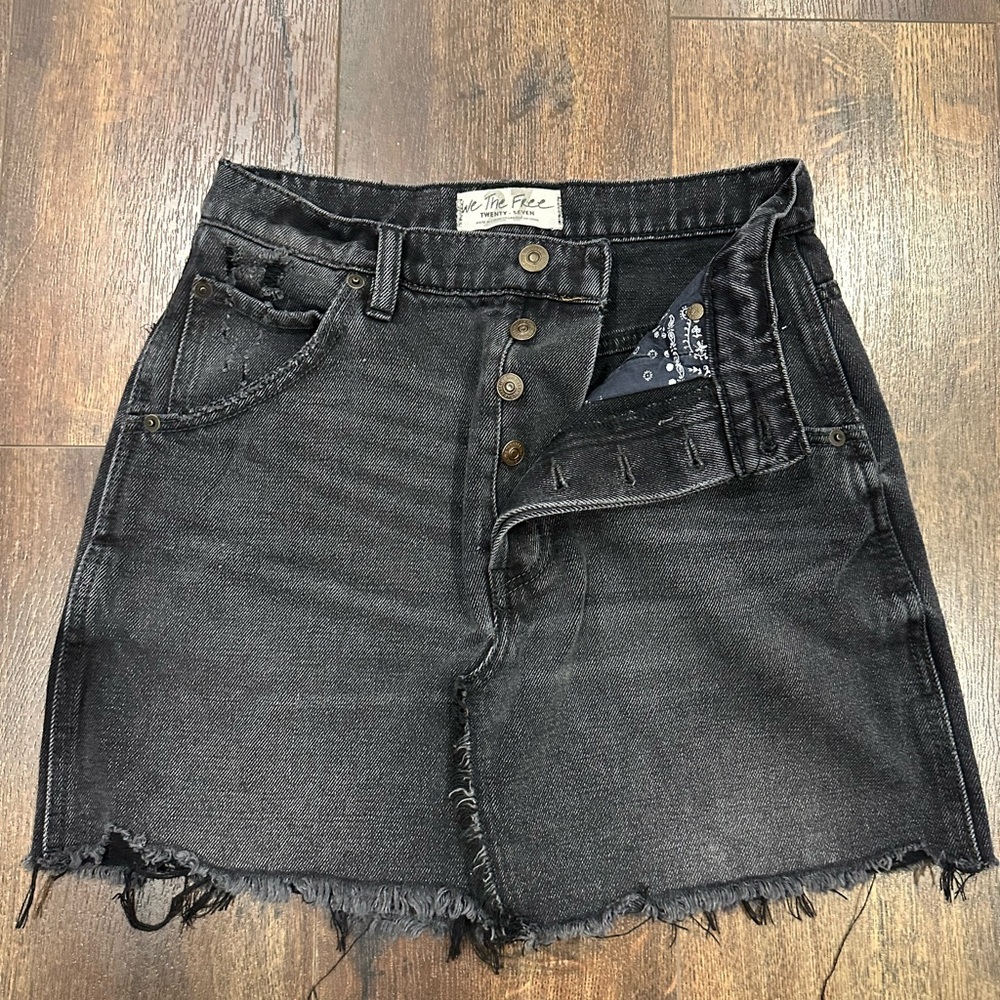 Free People - Denim - Mini Skirt